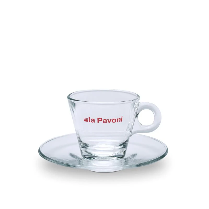 La Pavoni Kaffeetasse aus Glas 6-er Set LPACUPGL01