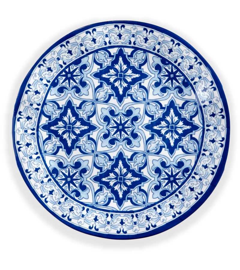 QSQUARED Talavera Blau Teller 27 cm