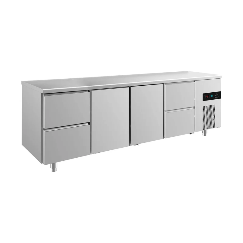 Kühltisch -2 bis +8°C 2330x700x850mm mit 2x Türen und 2x zwei Schubladen – Art.-Nr. KT4ZTTZ