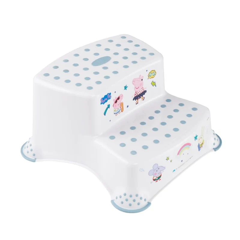 Keeeper rutschfeste Plattform, zweistufig, max. 120 kg, leicht zu reinigen, Peppa Pig