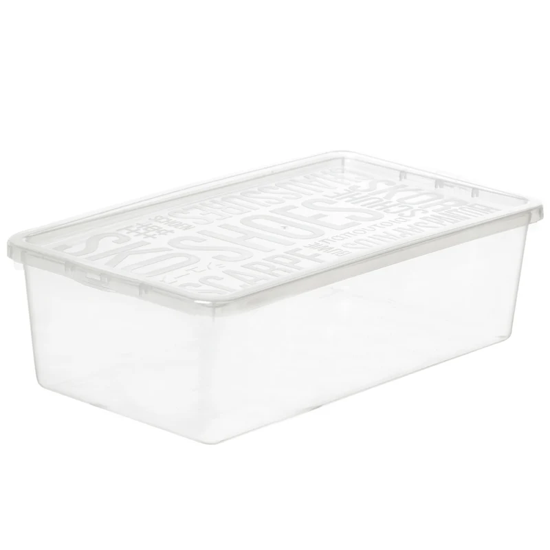 Plast Team Basic 4L Aufbewahrungsbox mit transparenten Wänden