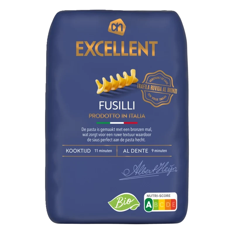 Excellent Fusilli bio