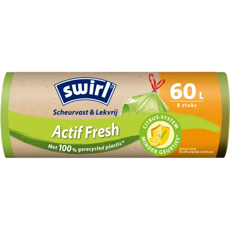 Swirl Vuilniszakken actif fresh 60 liter