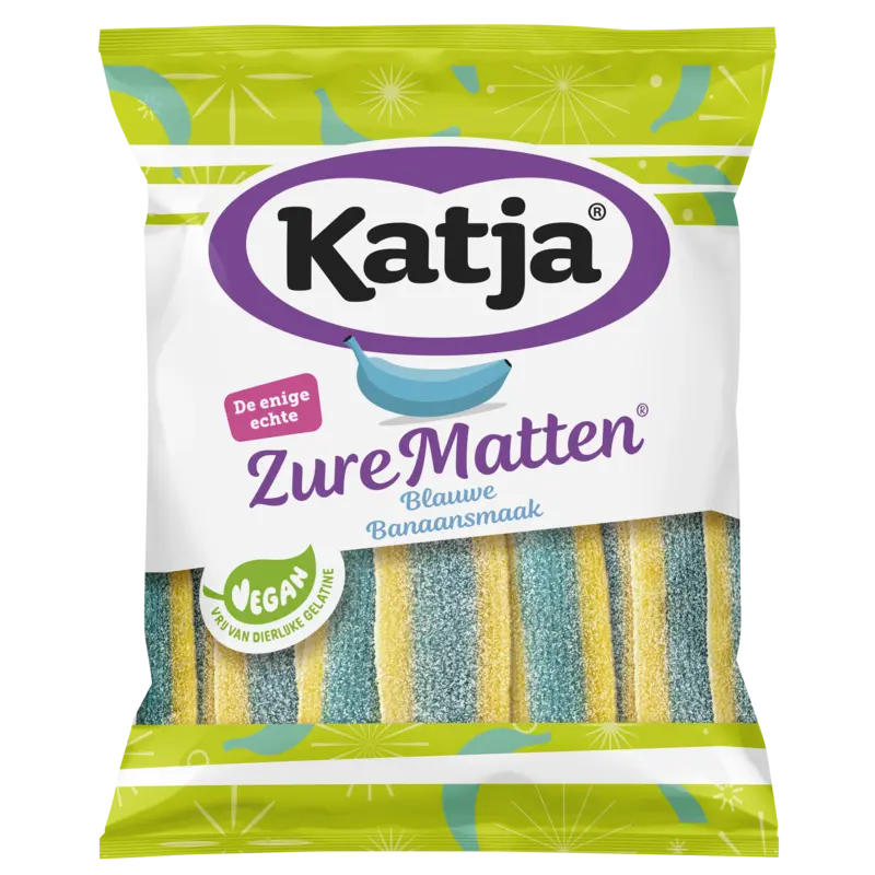 Katja Zure matten blauwe banaan