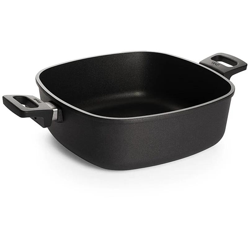WOLL Nowo Induktion Line Guss-Bräter 28 x 28 cm 10 cm hoch 6,0 Liter 2 Seitengriffen 1028IL