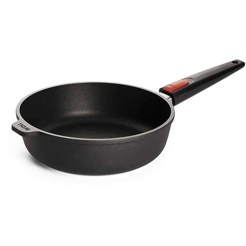 WOLL Nowo Induktion Line Guss-Hochrandpfanne, 24 cm Ø; 7 cm hoch; abnehmbarer Stiel 1724IL