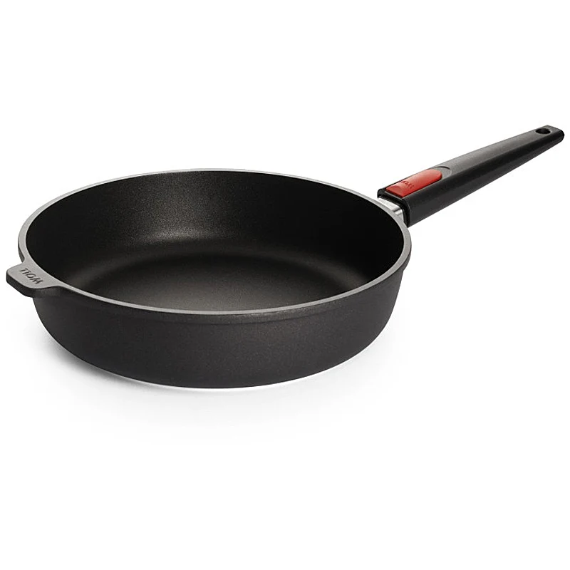 WOLL Nowo Induktion Line Guss-Hochrandpfanne, 28 cm Ø; 7 cm hoch; mit abnehmbarem Stiel 1728IL