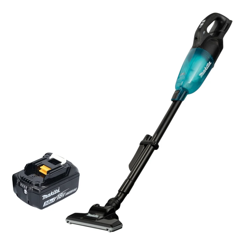 Makita DCL 284 FFB Akku Staubsauger 18 V 0,73 l Schwarz Brushless + 1x Akku 3,0 Ah - ohne Ladegerät