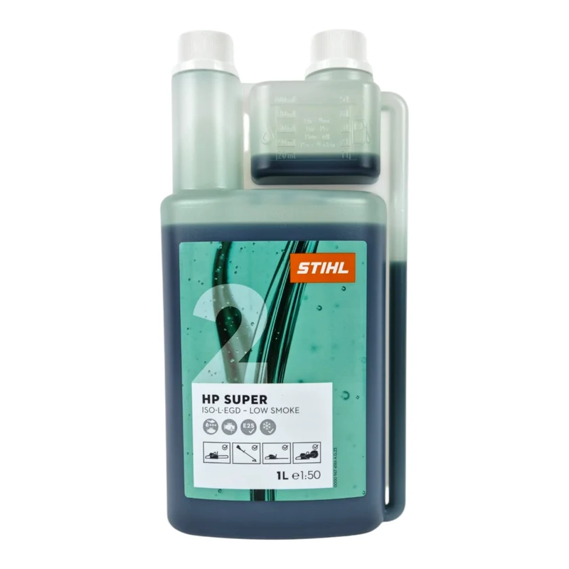 Stihl HP Super Zweitakt Motorenöl 1 Liter ( 07813198054 ) - 2 Stroke Oil - Low Smoke Oil