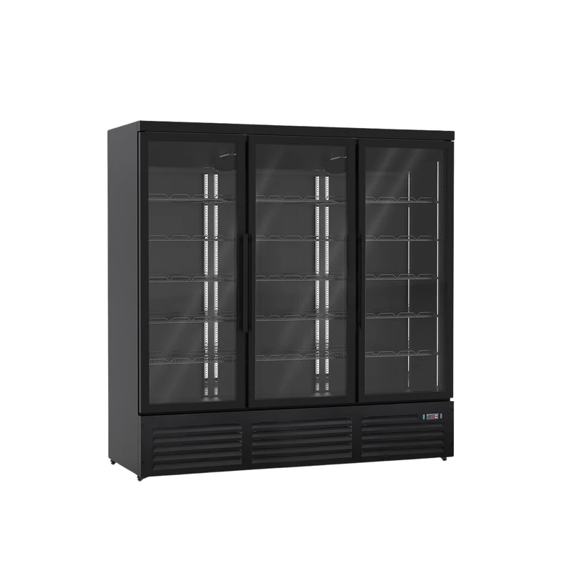Tiefkühlschrank mit 1900 Liter – schwarz – 1880 X 710 X 2030 mm