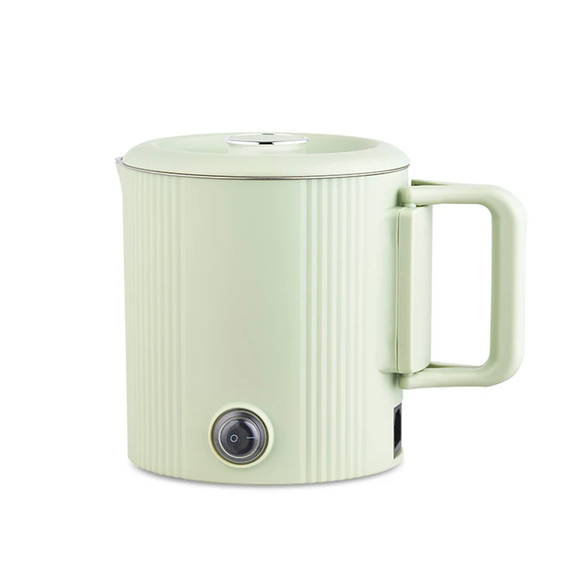 Maestro Wasserkocher / Reisekocher, 2-in-1, Fassungsvermögen 0,8 l, Leistung 600 W, klappbarer Griff, Spannungsumschalter 110 V/230 V, Farbe: Mint, MR-009-MINT