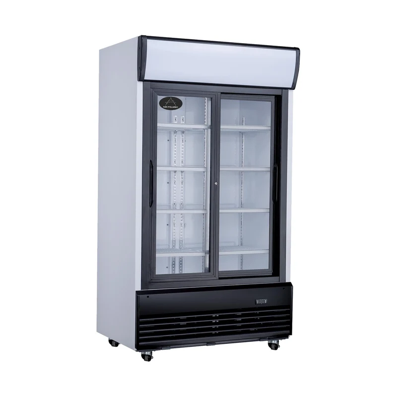 Flaschenkühlschrank 1000 L 1200x730x2072 mm, weiß, Schiebetüren