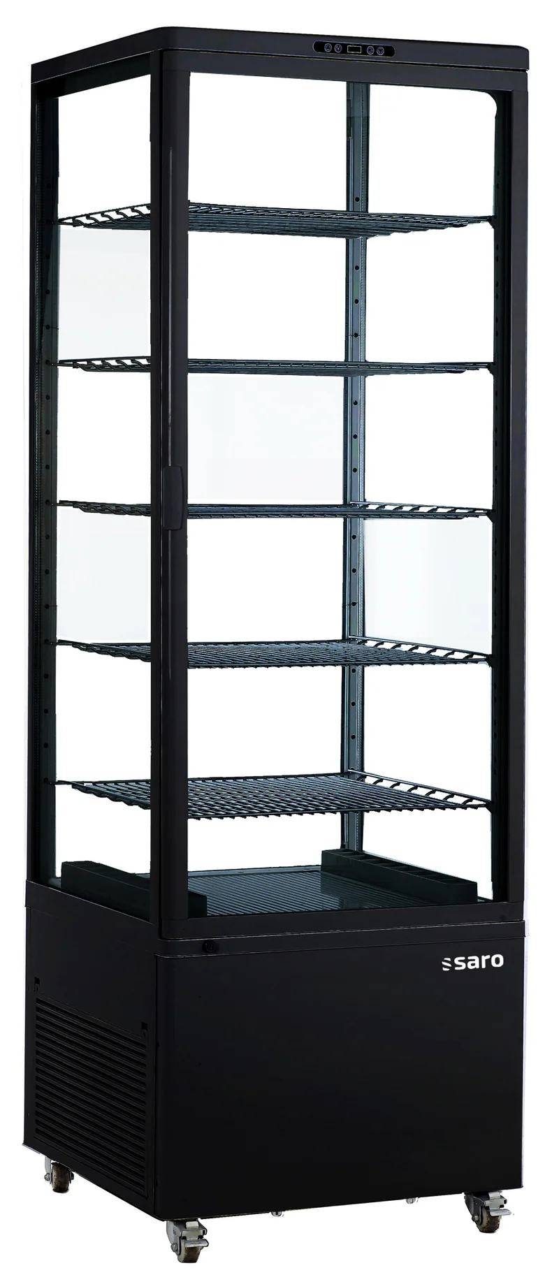 Saro Kühlvitrine, schwarz LENN