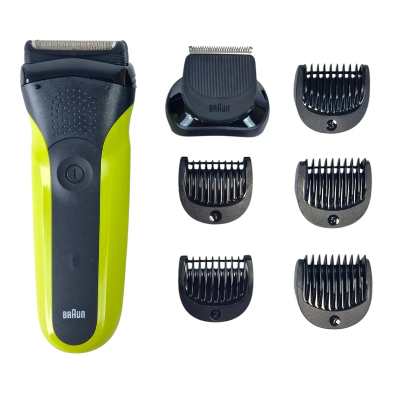 Braun Series 3 Shave & Style Elektrorasierer 240 V + 5x Kammaufsatz ( 300BT )