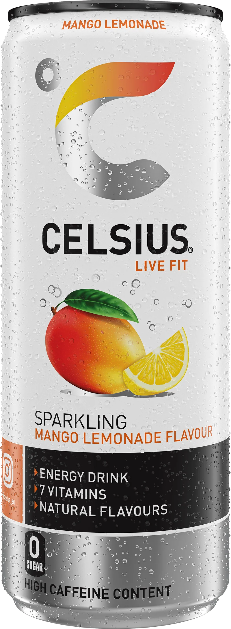 Celsius Mango lemonade