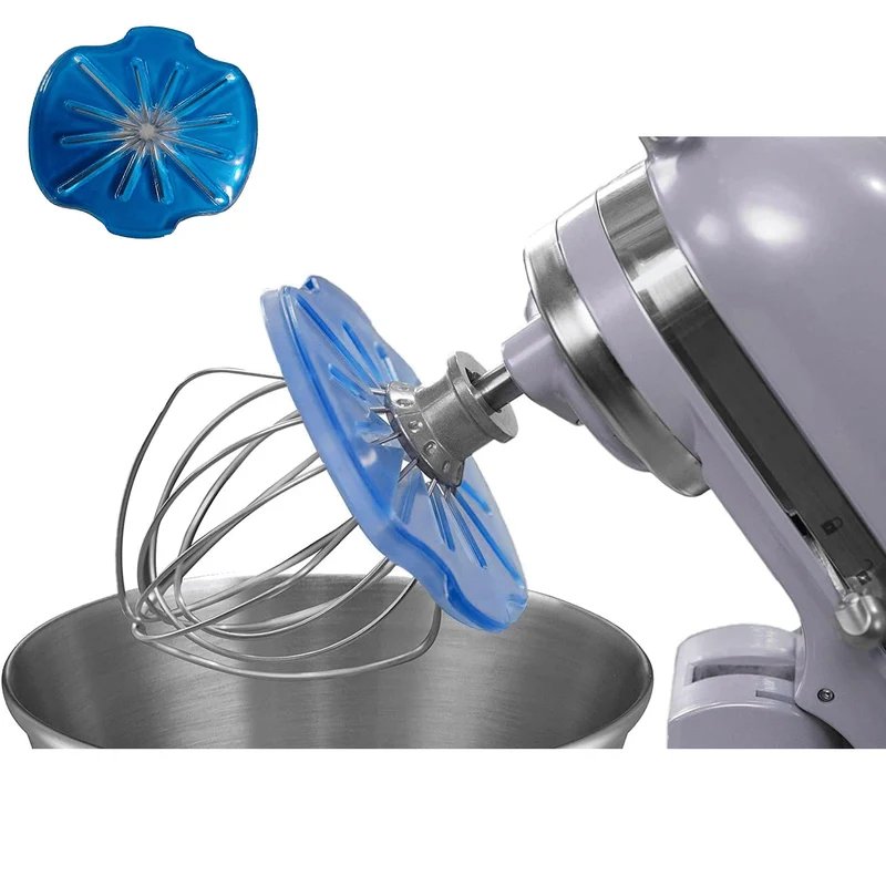 Schneebesen-Reiniger für KitchenAid 6-Draht | Teigreste in Sekunden entfernen | Spritzschutz-Ablage | Für 4,5–5 qt Kippkopf & Liftschüssel