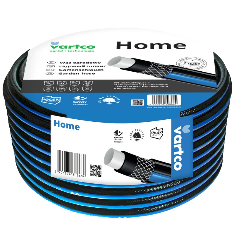 4-lagiger Wasserschlauch Gartenschlauch Schlauch Gartenbewässerung Flexibel Flexischlauch Polyester-Kreuzgeflecht UV-beständig 25 Bar 3/4" 30m