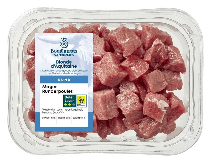 Boerentrots Mager Runderpoulet Blonde d'Aquitaine