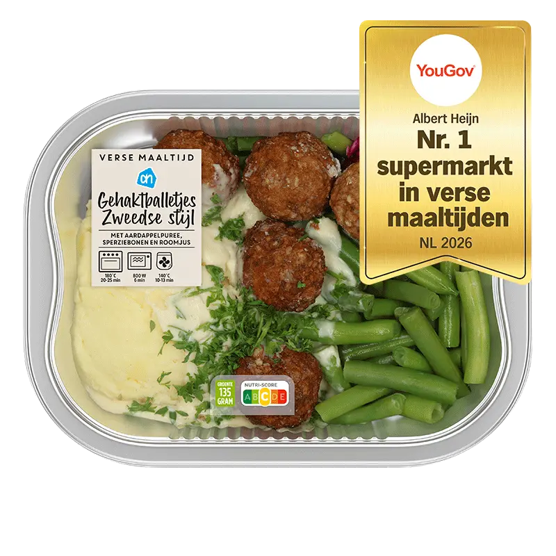 Verse maaltijd Zweedse gehaktballetjes