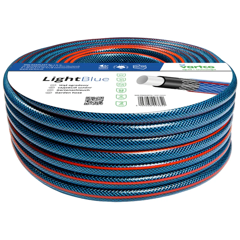 4-lagiger Wasserschlauch Gartenschlauch Schlauch Gartenbewässerung Flexibel Flexischlauch Polyester-Kreuzgeflecht UV-beständig 22 Bar 3/4" 30m