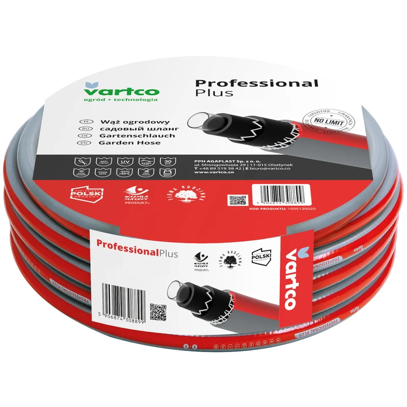 6-lagiger Wasserschlauch Gartenschlauch Gartenbewässerung Flexibel Flexischlauch Torsion-Free System 30 Bar 3/4" 30m