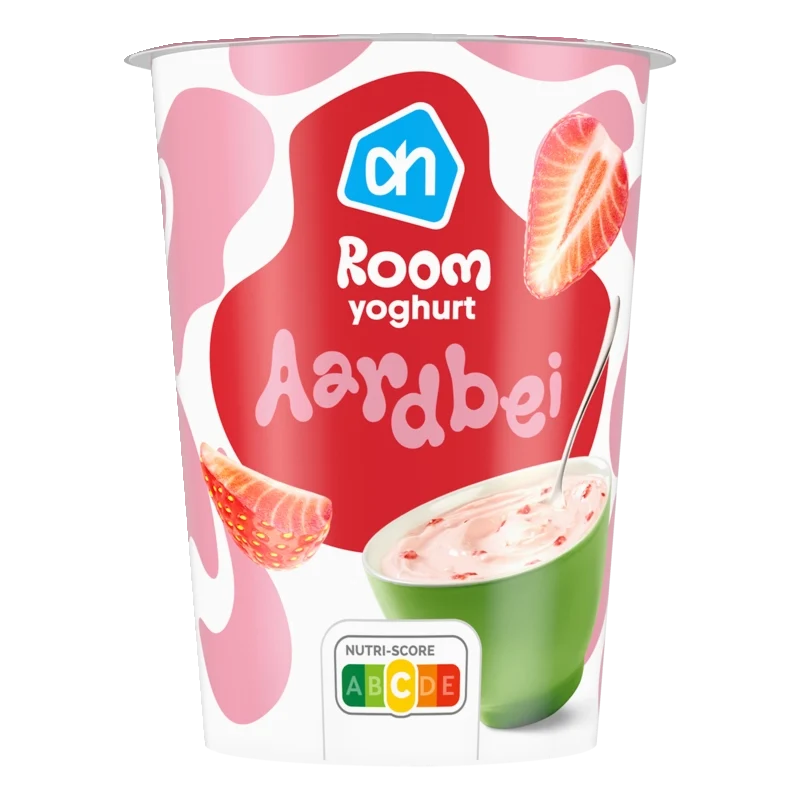 Roomyoghurt aardbei
