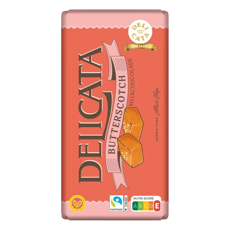 Delicata Reep butterscotch melkchocolade