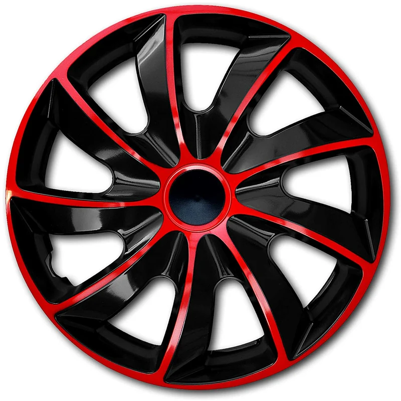 16'' NRM Quad Universal Radkappe schwarz/rot 1 Stück