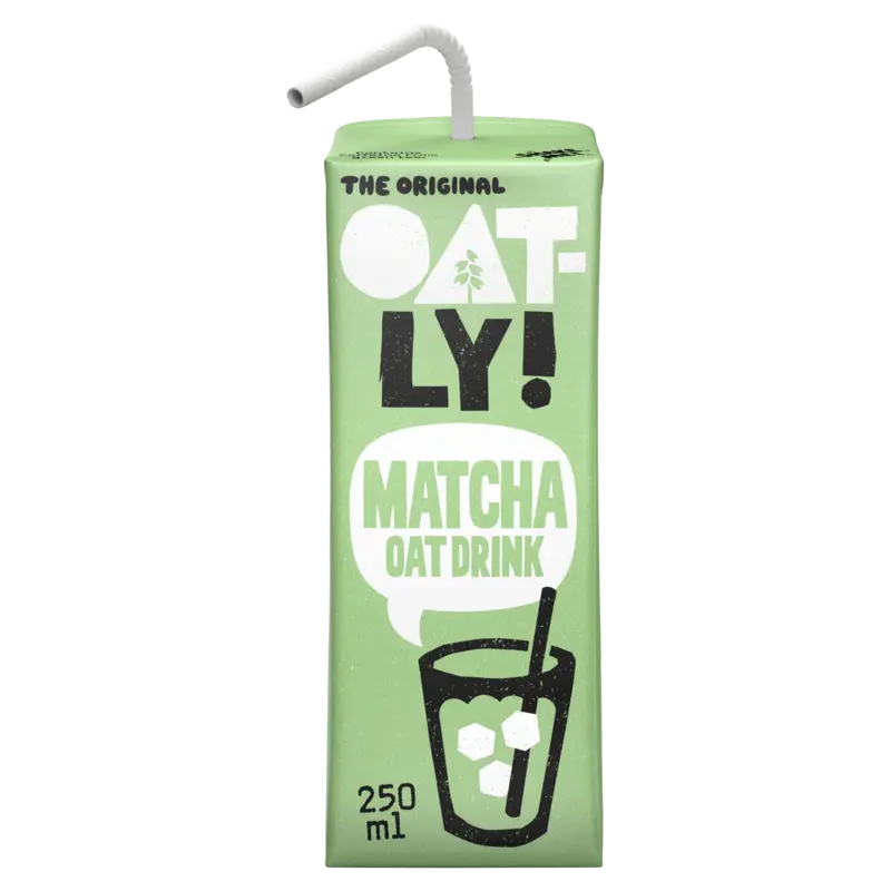 Oatly! Matcha oat drink