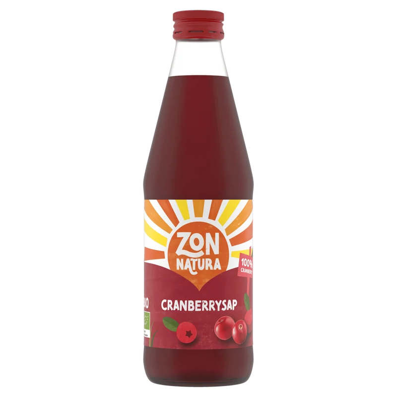 Zonnatura Sap cranberry puur bio