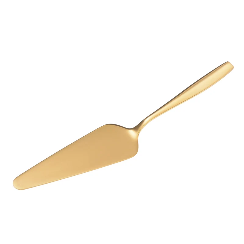 Tortenheber Goldfarben Edelstahl