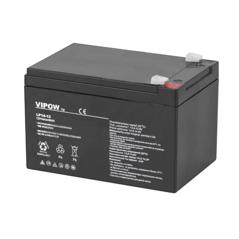 VIPOW 12V 14Ah Gel Batterie Solide Produktqualität