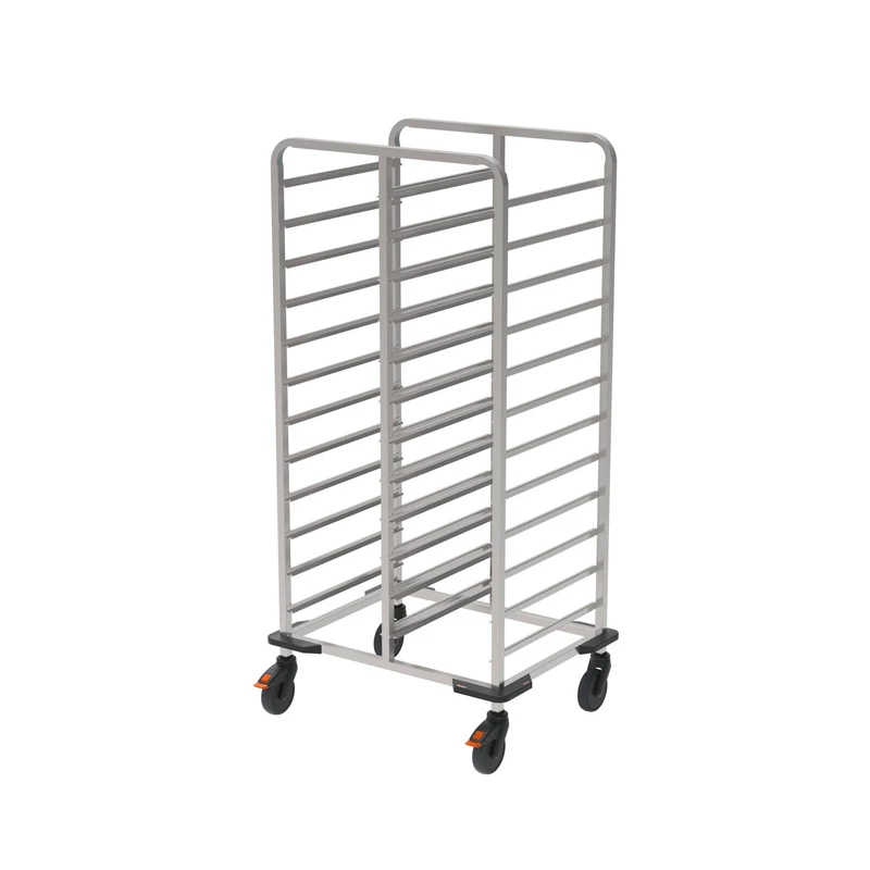 Rieber Tablett-Regalwagen 2x1/1 – Stoßecken