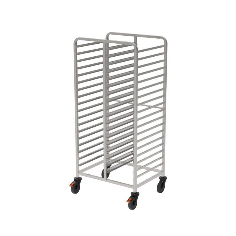 Rieber GN-Regalwagen für GN 1/1; 2/3; 1/3; 2/8 mit Abweiserrollen