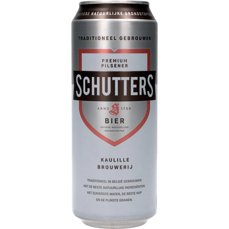 Schutters Pils blik