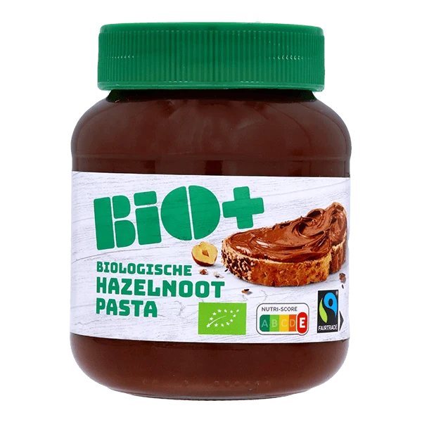 BIO+ Hazelnootpasta Fairtrade