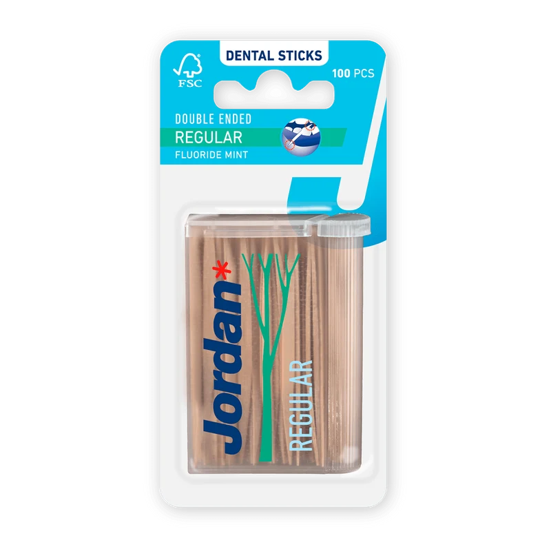 Jordan Dental Stick Double Ended Regular