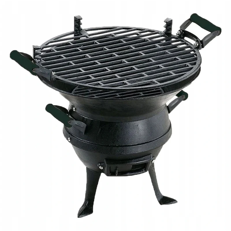 Grill mit Rost aus Gusseisen und Blech Master Grill Party