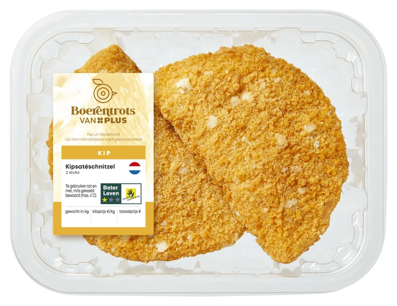 Boerentrots Kipsateschnitzel 2st.