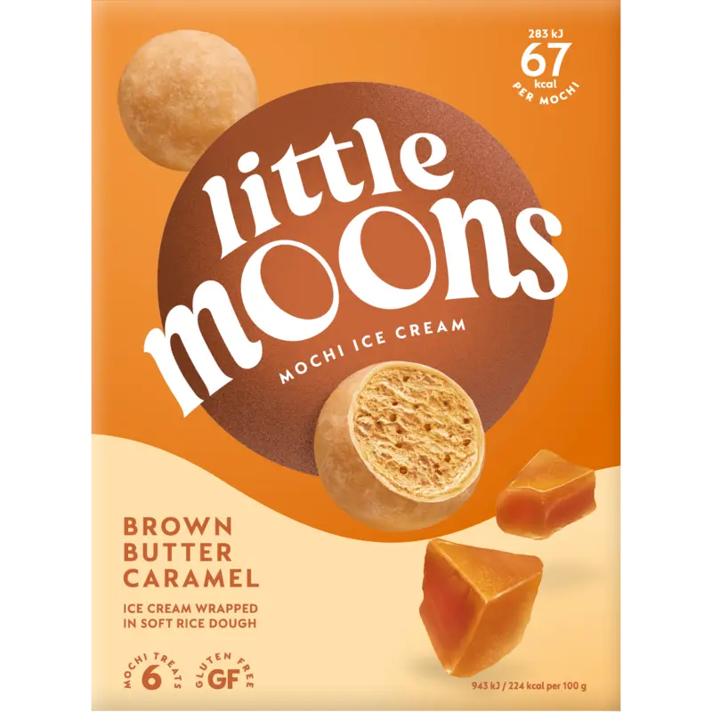 Little Moons Mochi ijs brown butter caramel