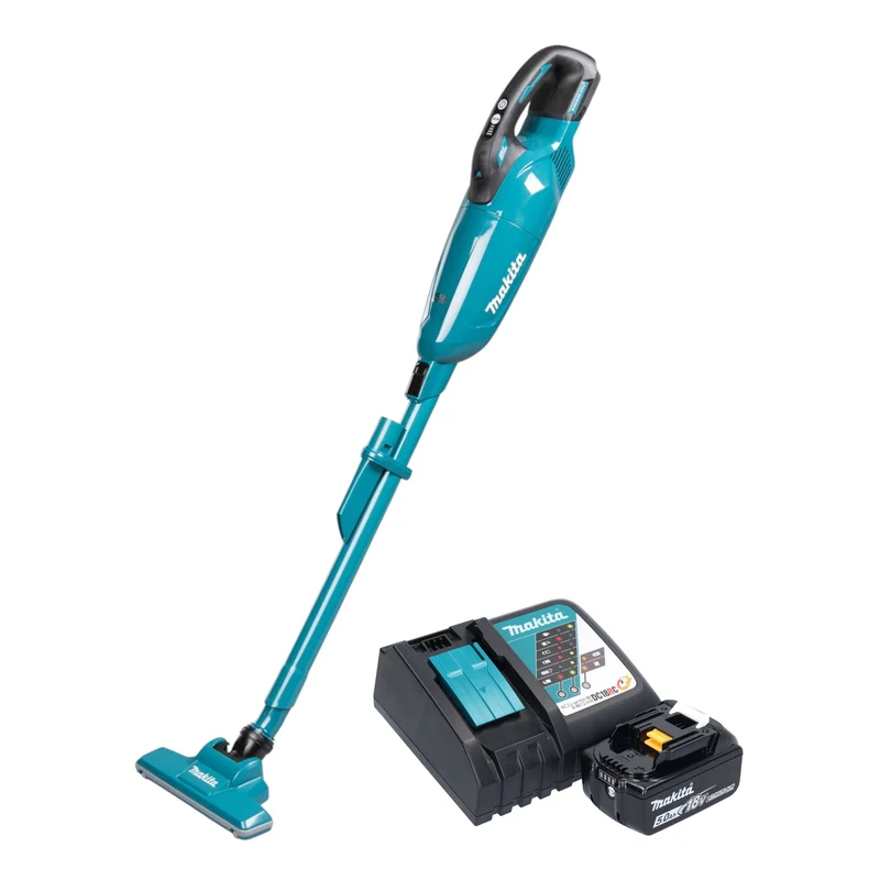 Makita DCL 284 FRT Akku Staubsauger 18 V 0,73 l Brushless + 1x Akku 5,0 Ah + Ladegerät