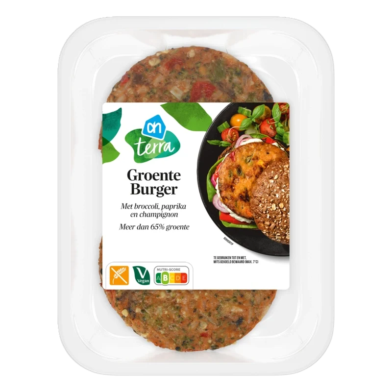 Terra Groenteburger broccoli paprika