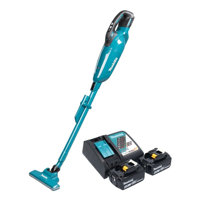Makita DCL 284 FRG2 Akku Staubsauger 18 V 0,73 l Brushless + 2x Akku 6,0 Ah + Ladegerät