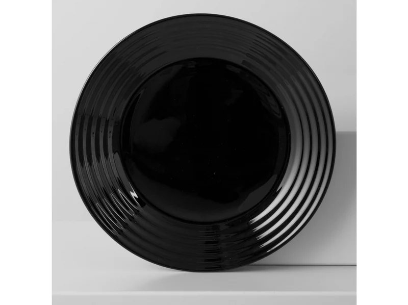 Luminarc 23cm Suppenteller Teller Schwarz Fassungsvermögen: 650 ml