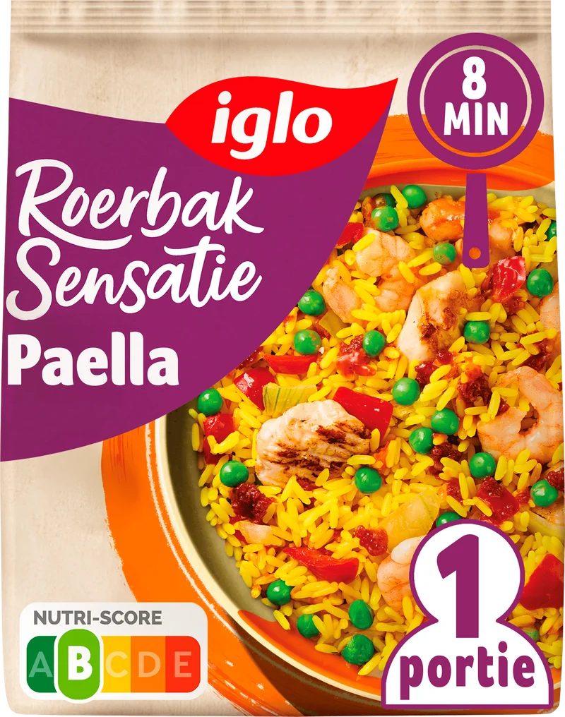Iglo Roerbaksensatie Paella