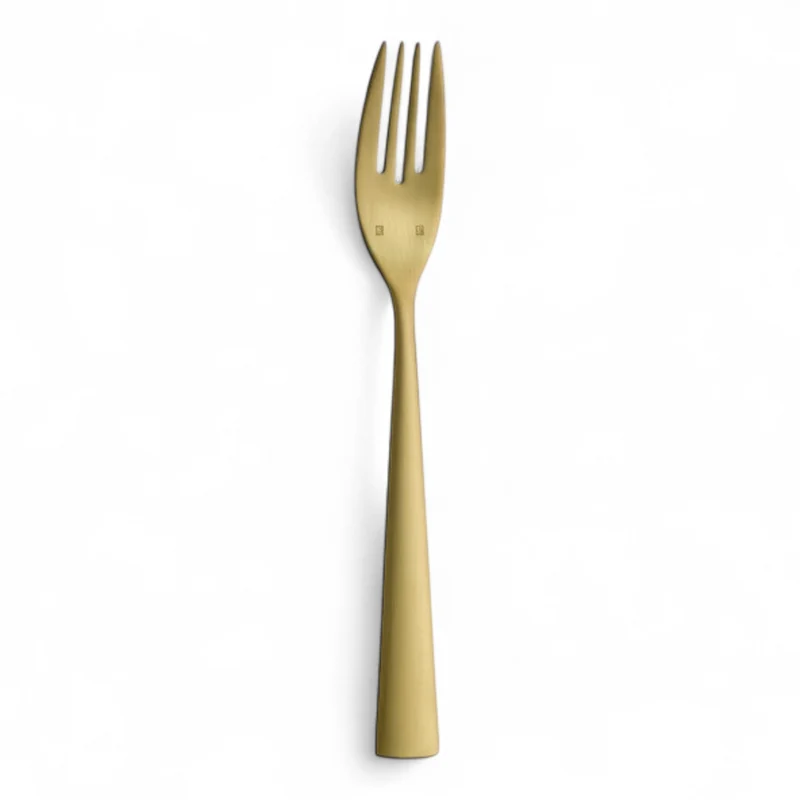 12 Stück Hepp Fischgabel ACCENT PVD Gold geb.