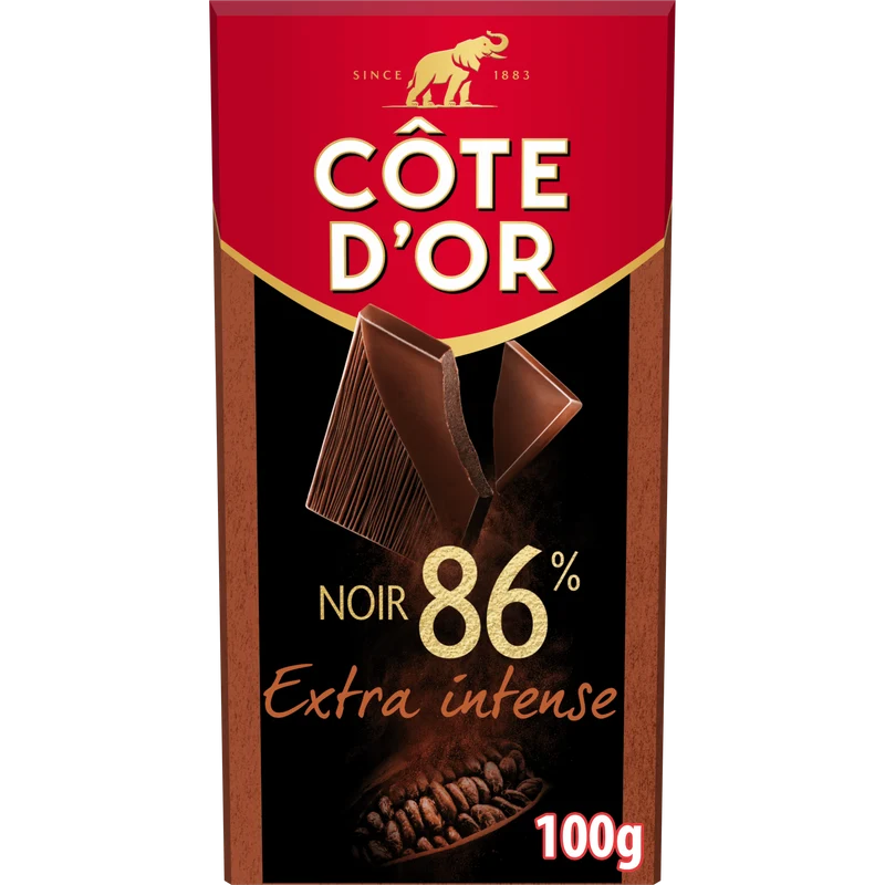Côte d'Or Chocoladereep Extra Puur 86%