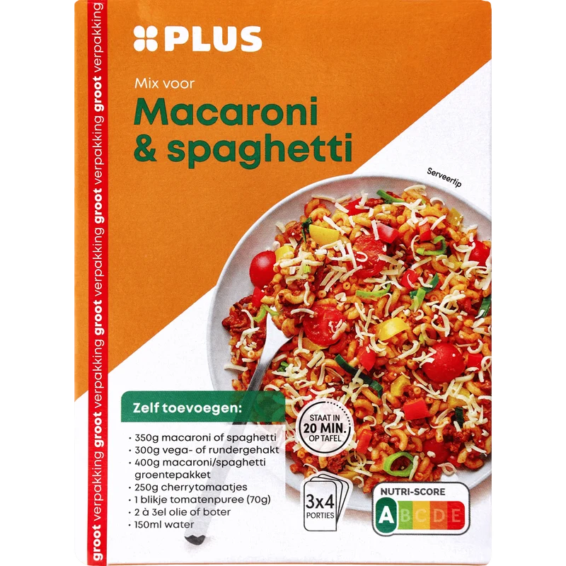 Mix voor Macaroni-Spaghetti