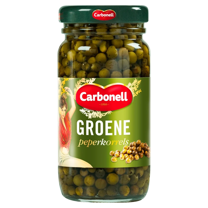 Carbonell Groene Peperkorrels