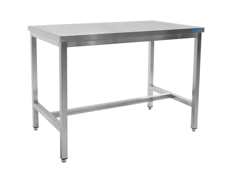 Saro Edelstahltisch ohne Unterblatt - B 1800 x T 600 mm
